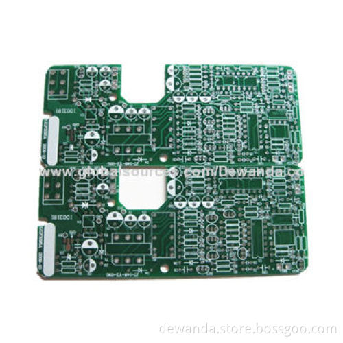 Lead Free HASL PCBs, Green Solder Mask, Double-sided